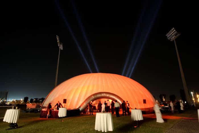 dome gonflable outdoor event