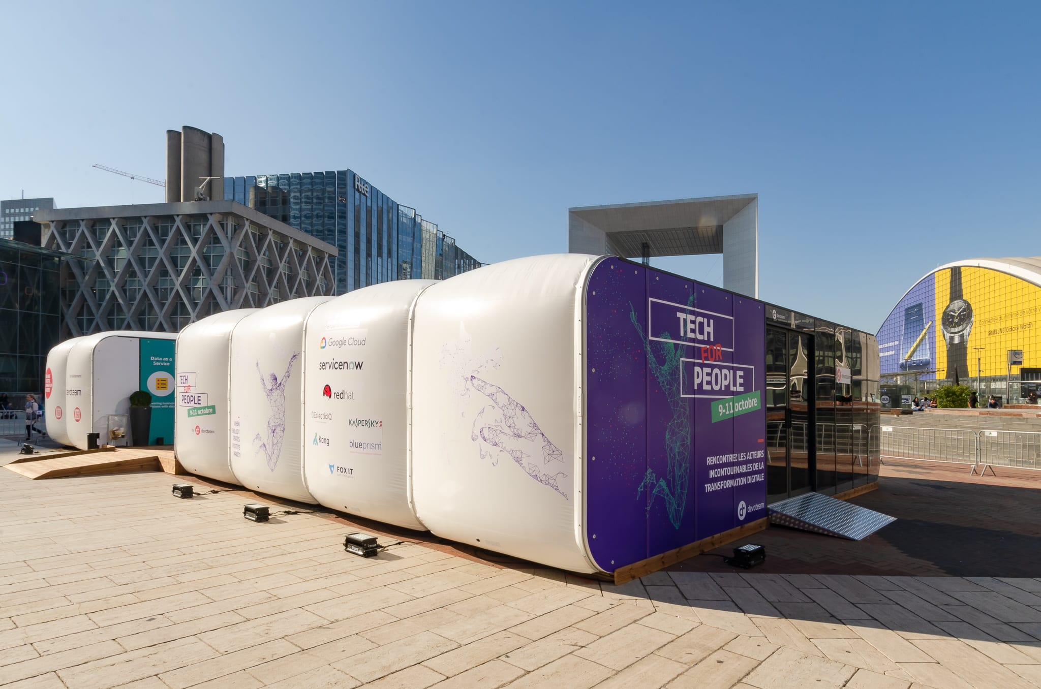 événement sur l’esplanade de La Défense