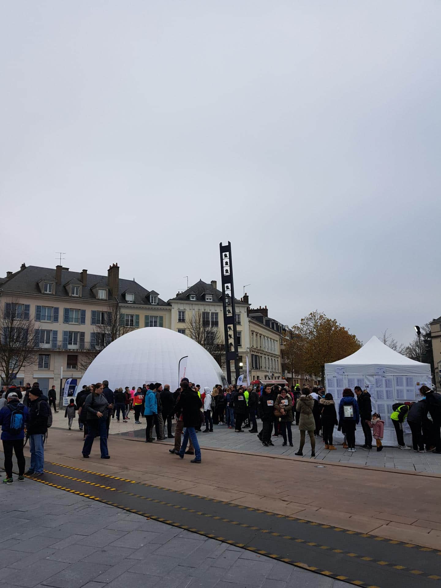 Evenement grand public avec dome gonflable